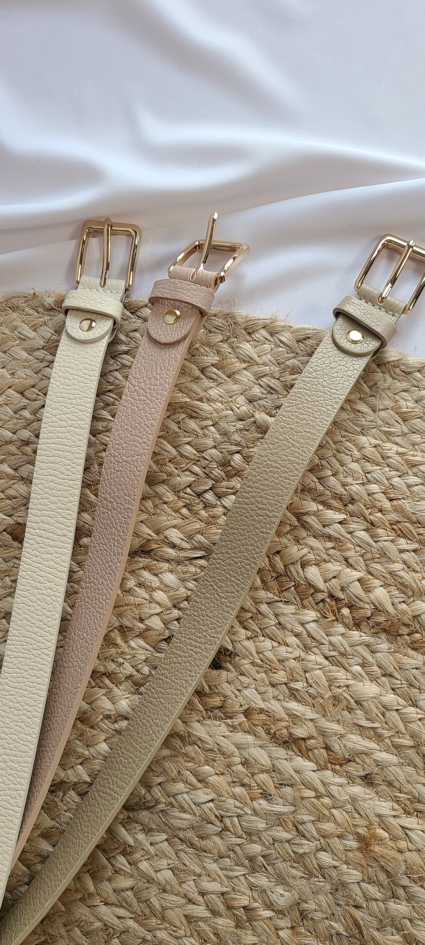 Ceinture JESSIE - Cuir grainé 100 cm - Taille 44