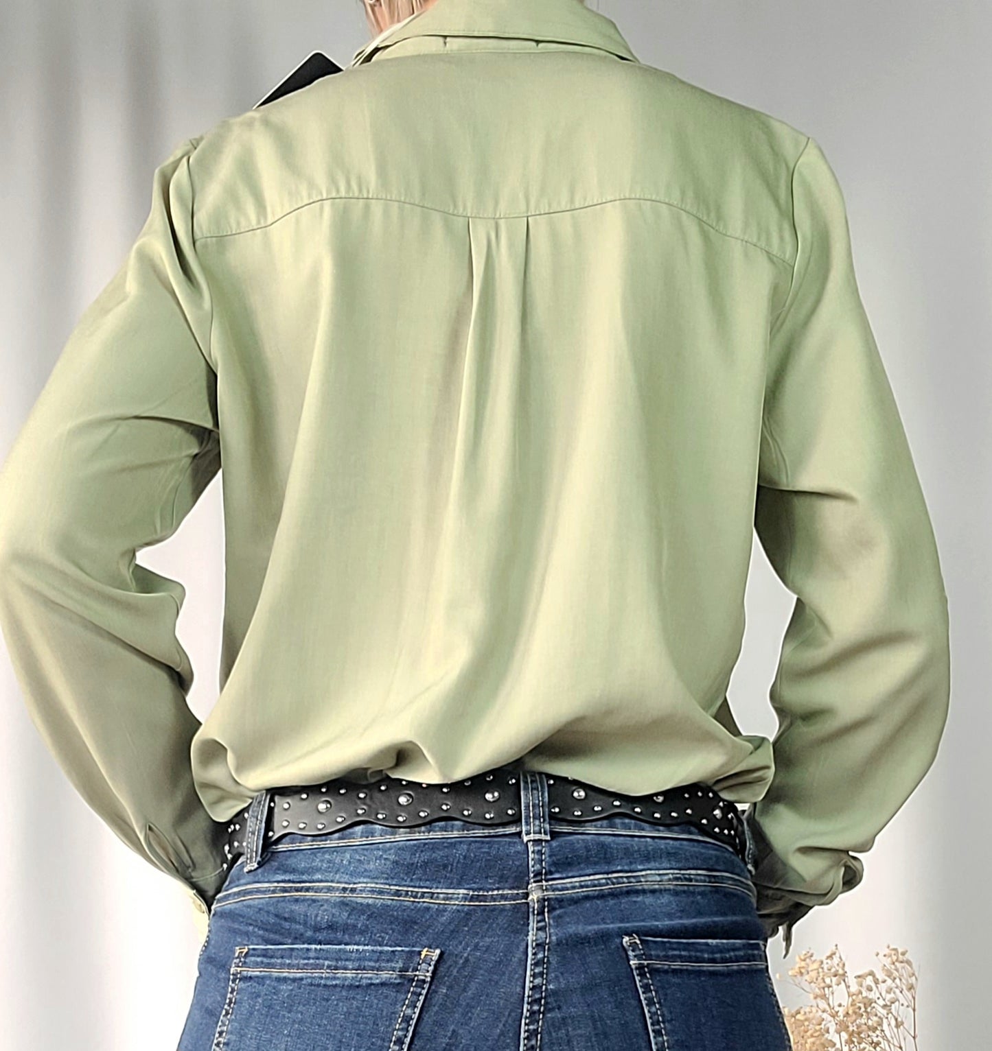 Chemise GRACIELLA en tencel et dentelle