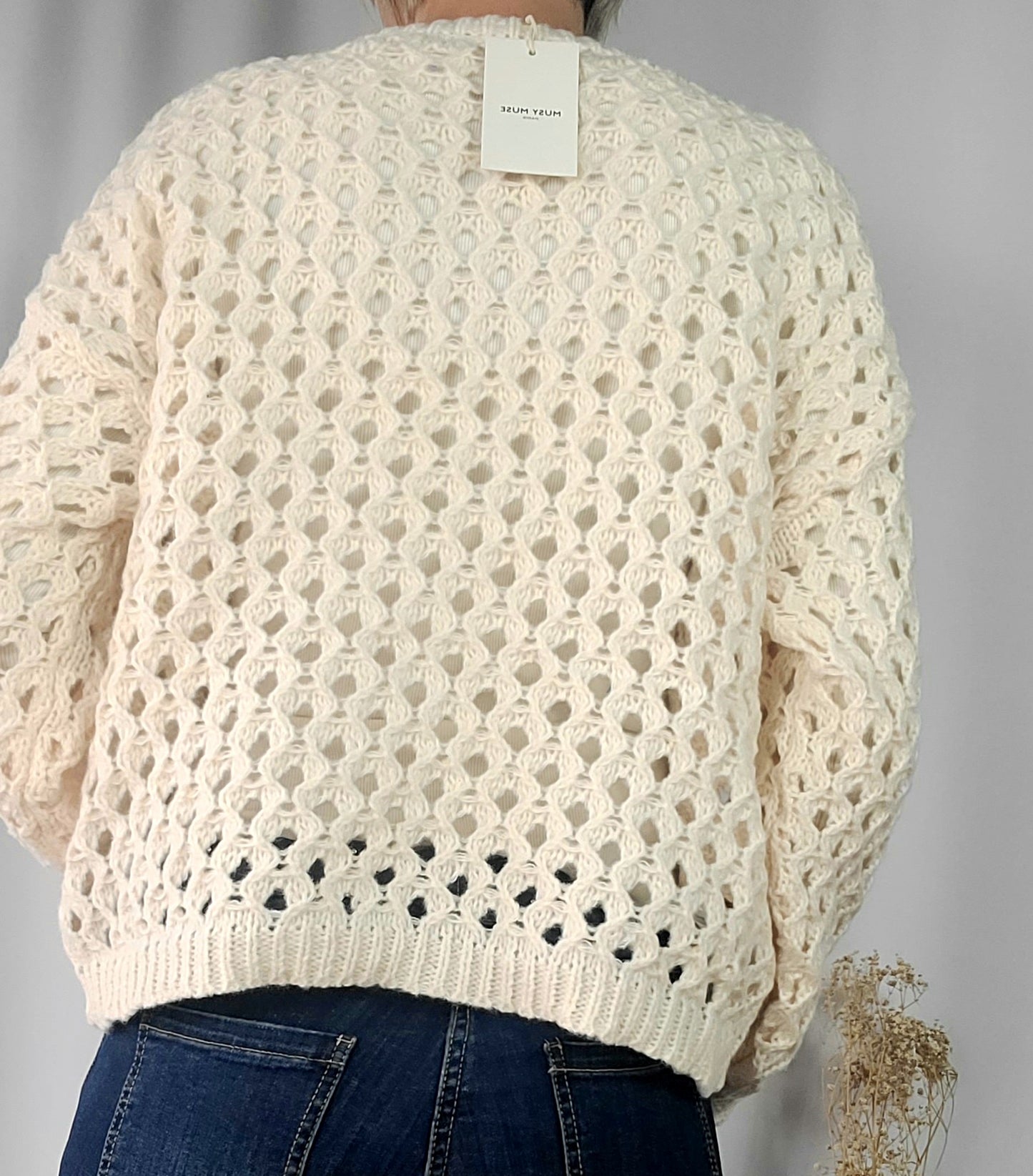 Pull à fleurs en crochet - Modèle FLOWERS