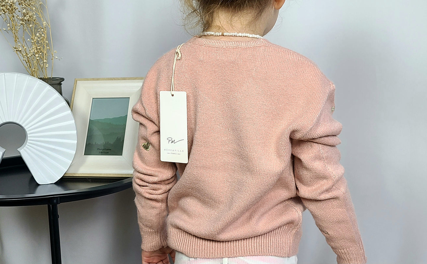 Pull CHIPIE "Fille" en maille avec broderie