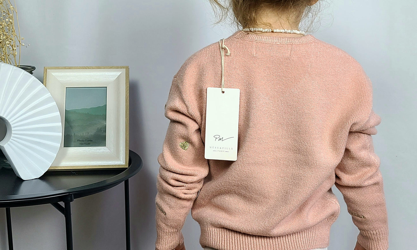 Pull CHIPIE "Fille" en maille avec broderie