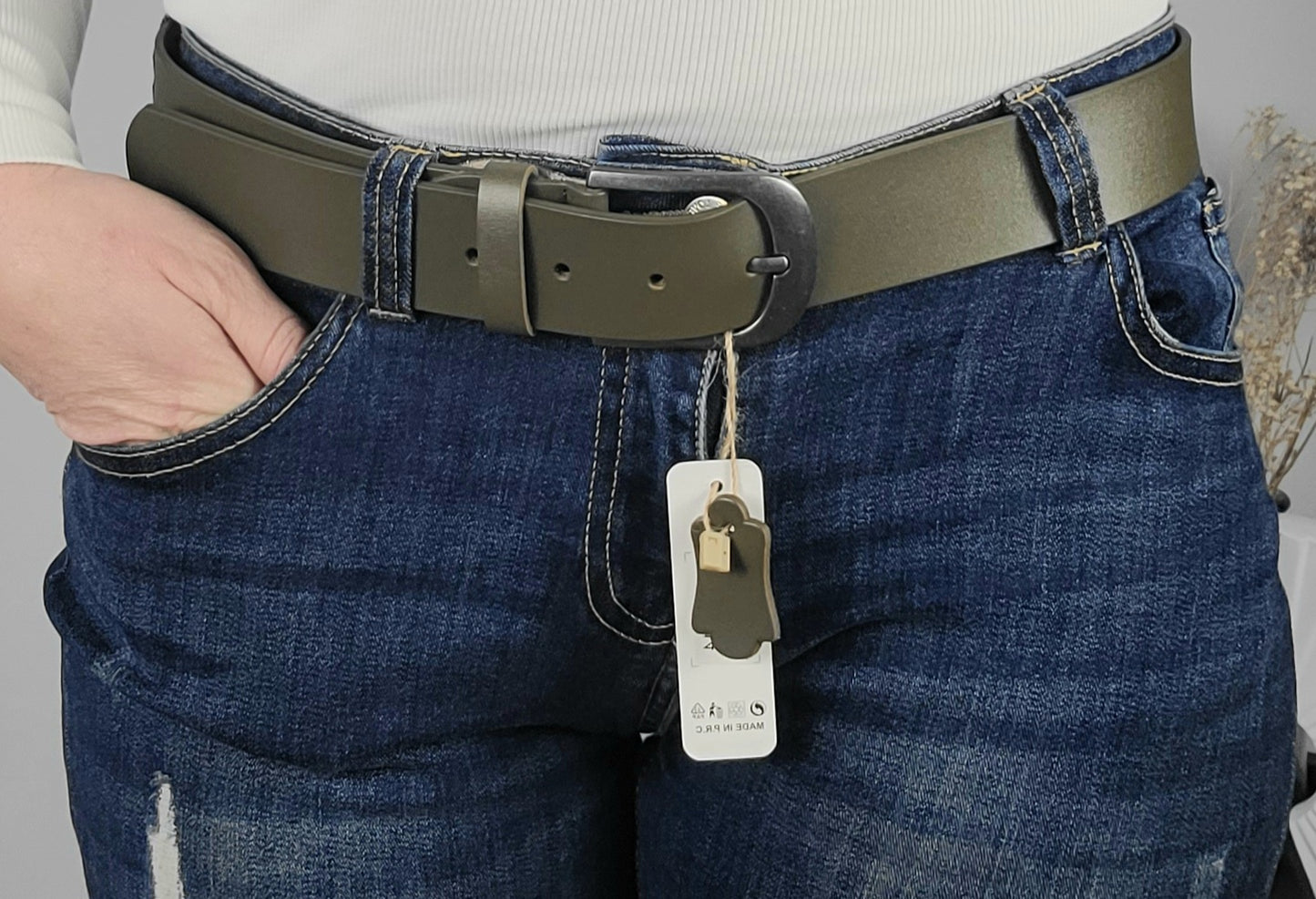 Ceinture OUDA cuir de vachette