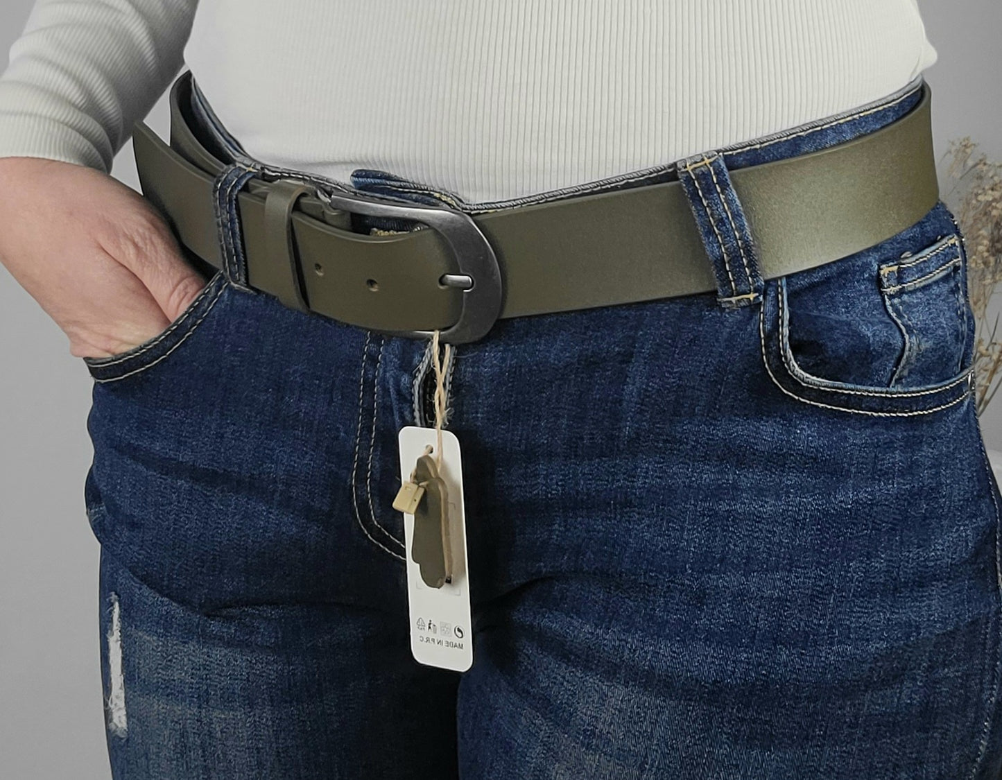 Ceinture OUDA cuir de vachette