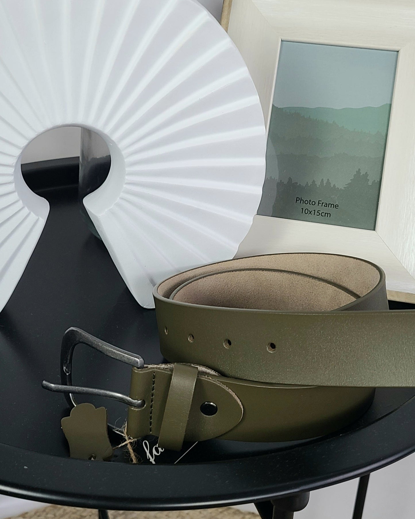 Ceinture OUDA cuir de vachette