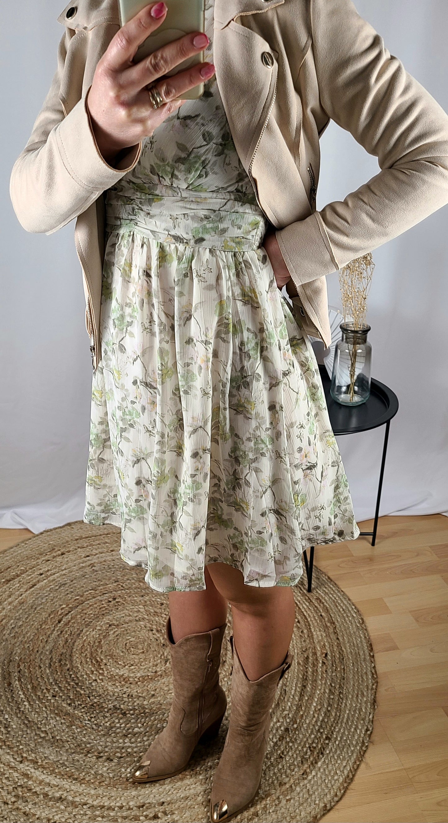 Robe MAIA à fleurs