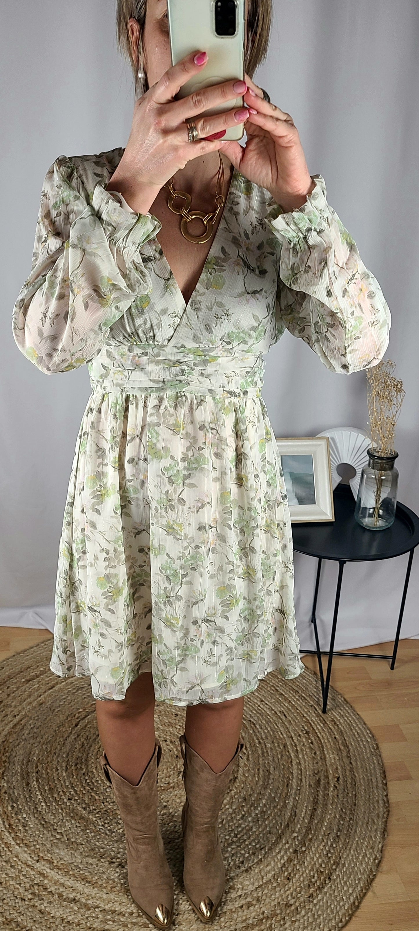 Robe MAIA à fleurs