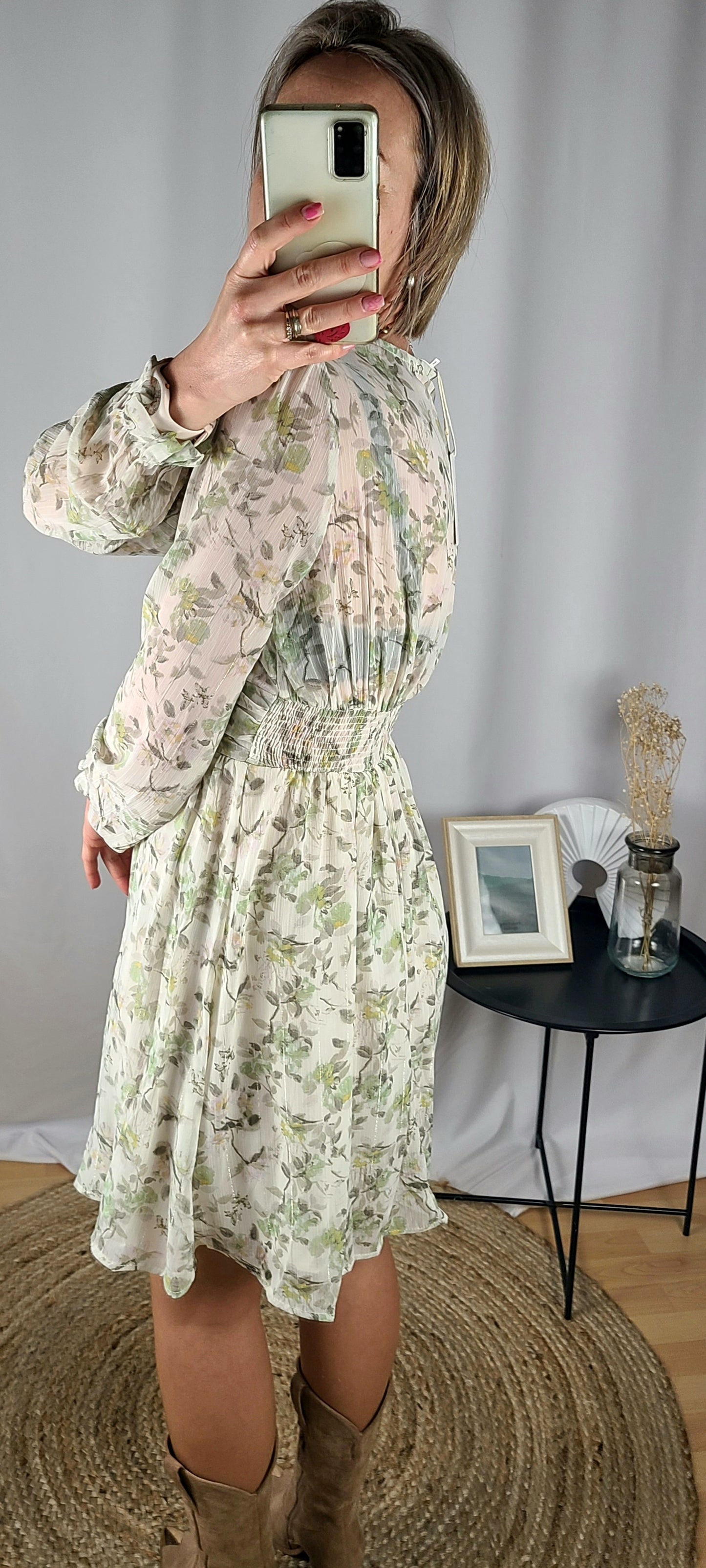 Robe MAIA à fleurs