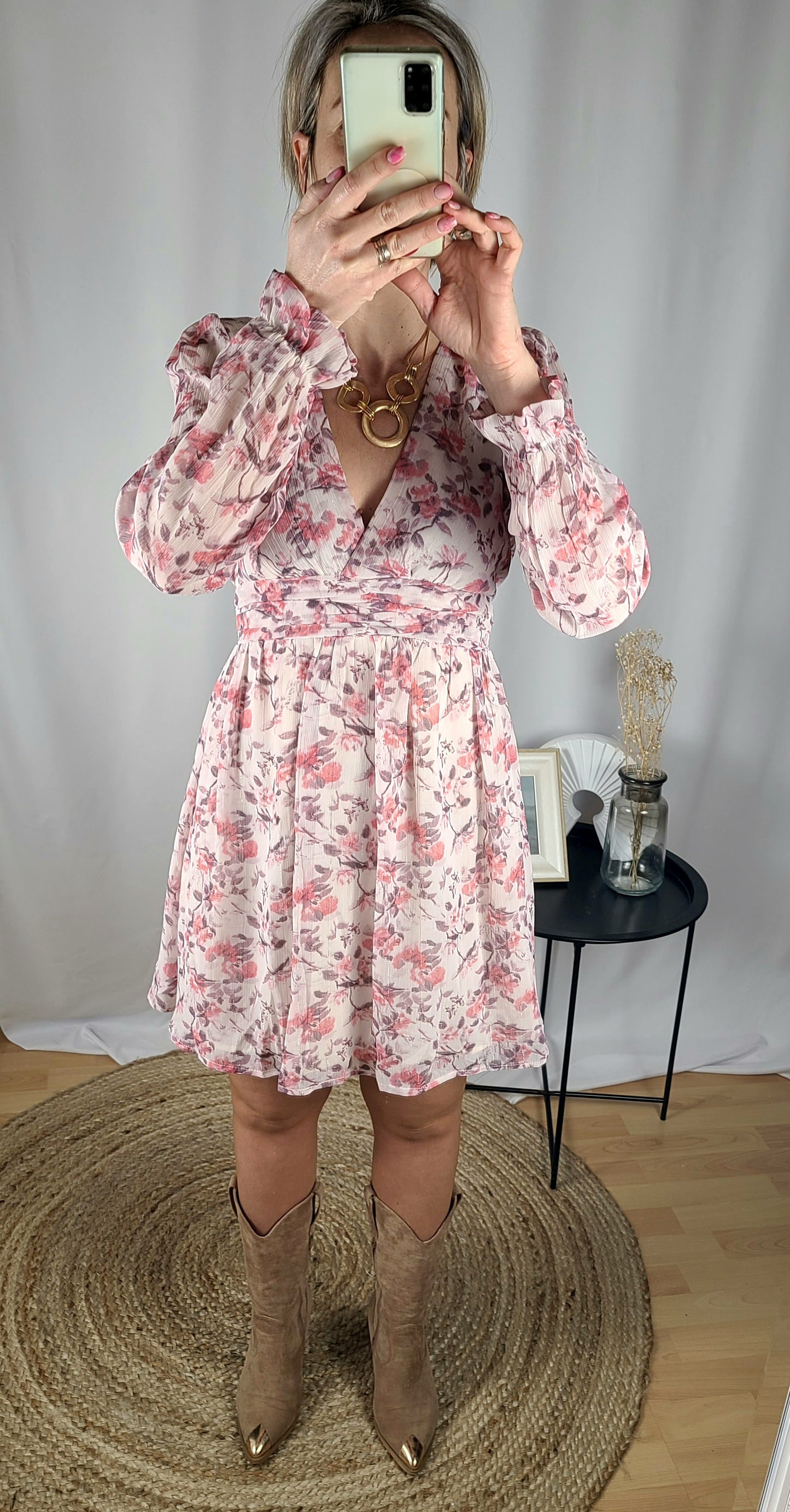 Robe MAIA à fleurs