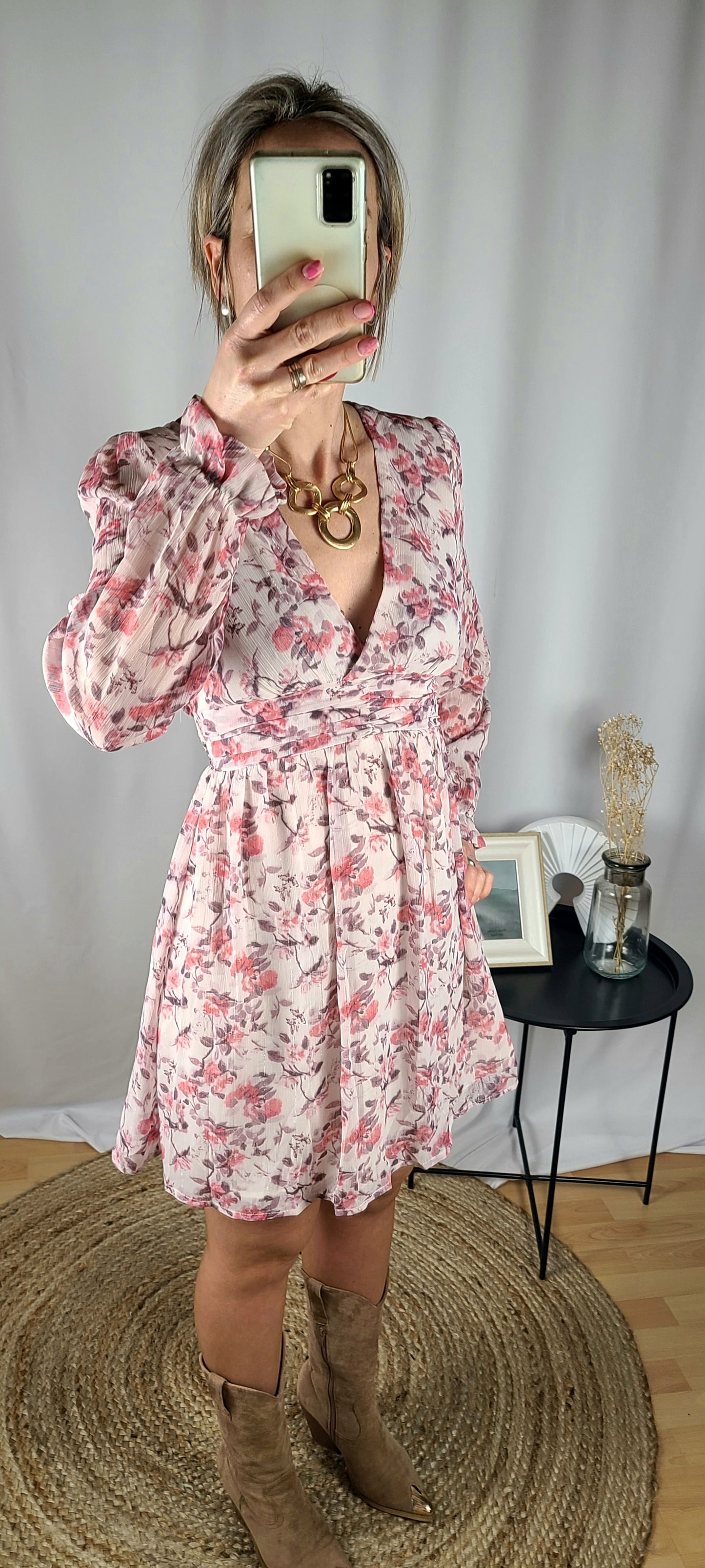 Robe MAIA à fleurs