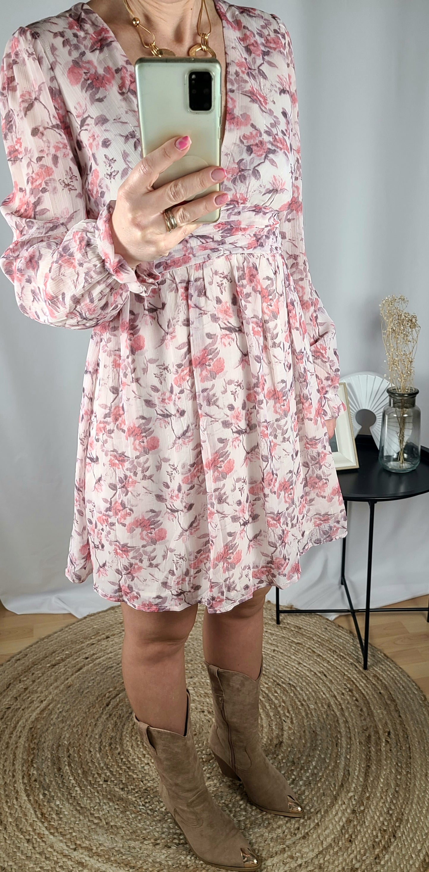 Robe MAIA à fleurs