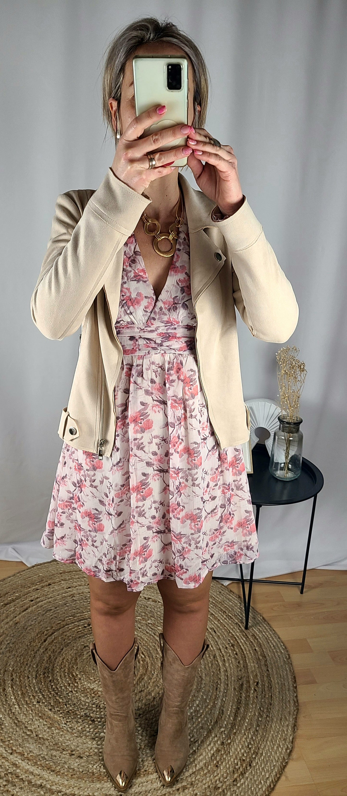Robe MAIA à fleurs