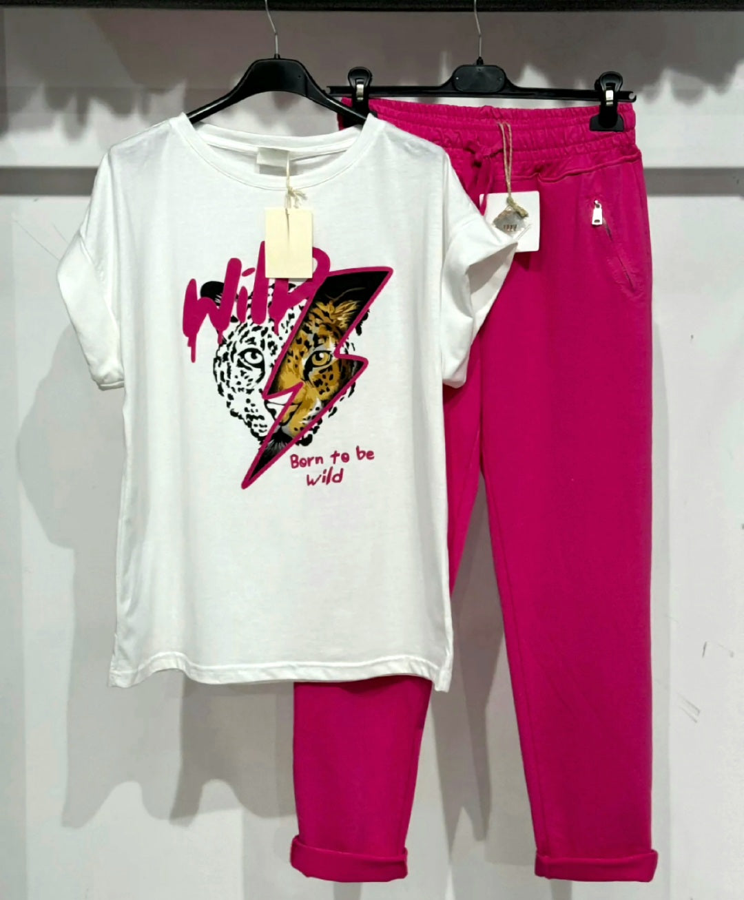 T-Shirt LEONCE Wild, manches à revers