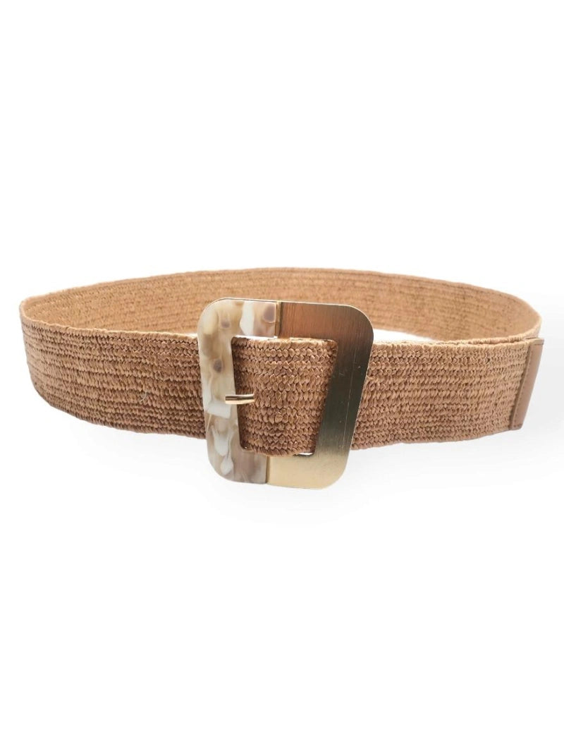 Ceinture SPRING élastique effet paille