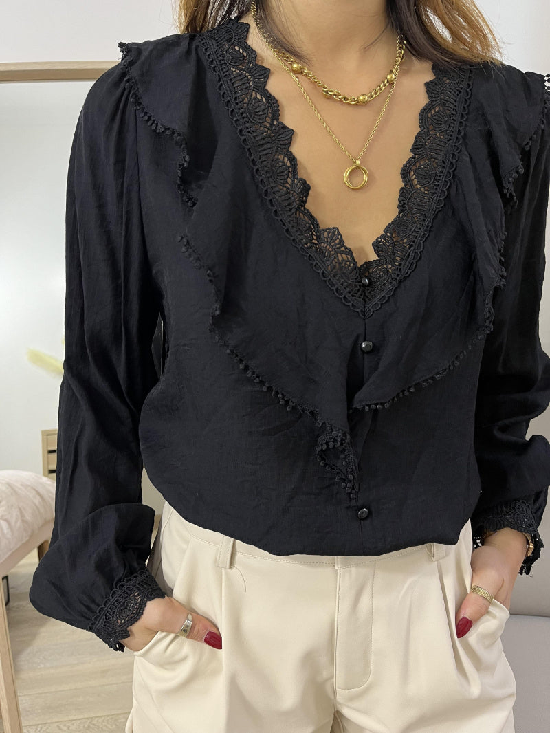 Chemise LISA à volants