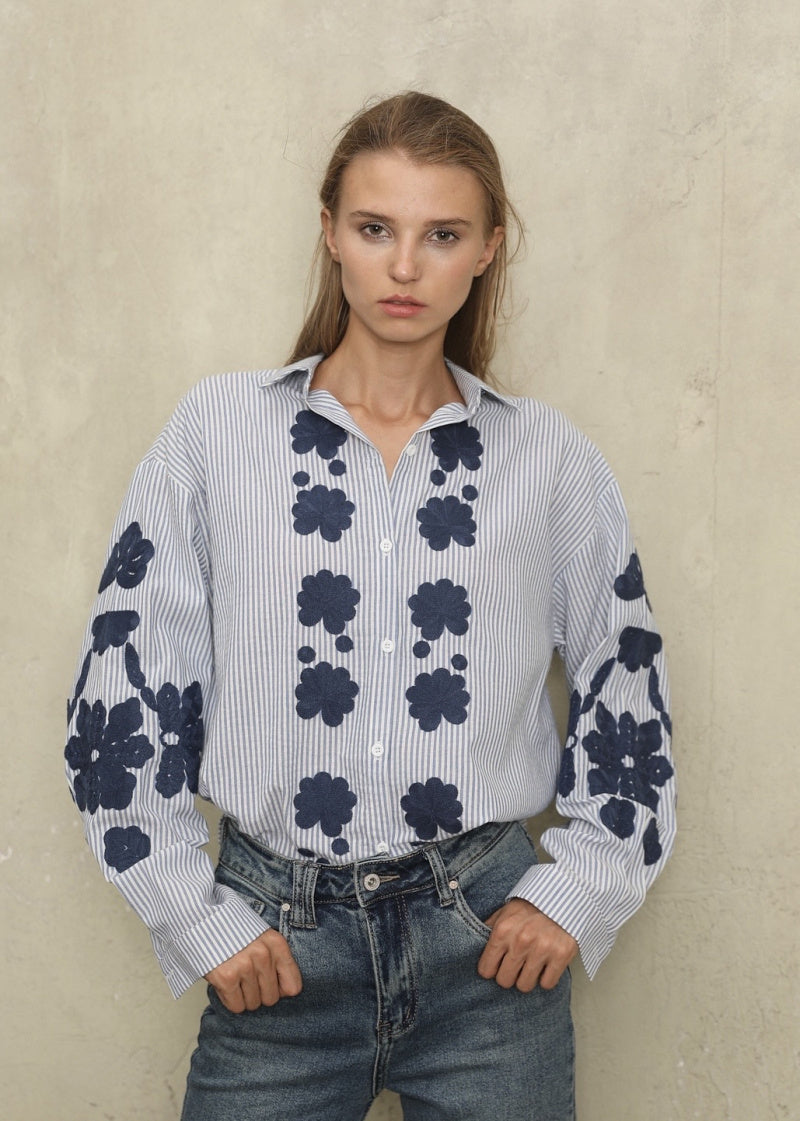 Chemise ZAIA brodée