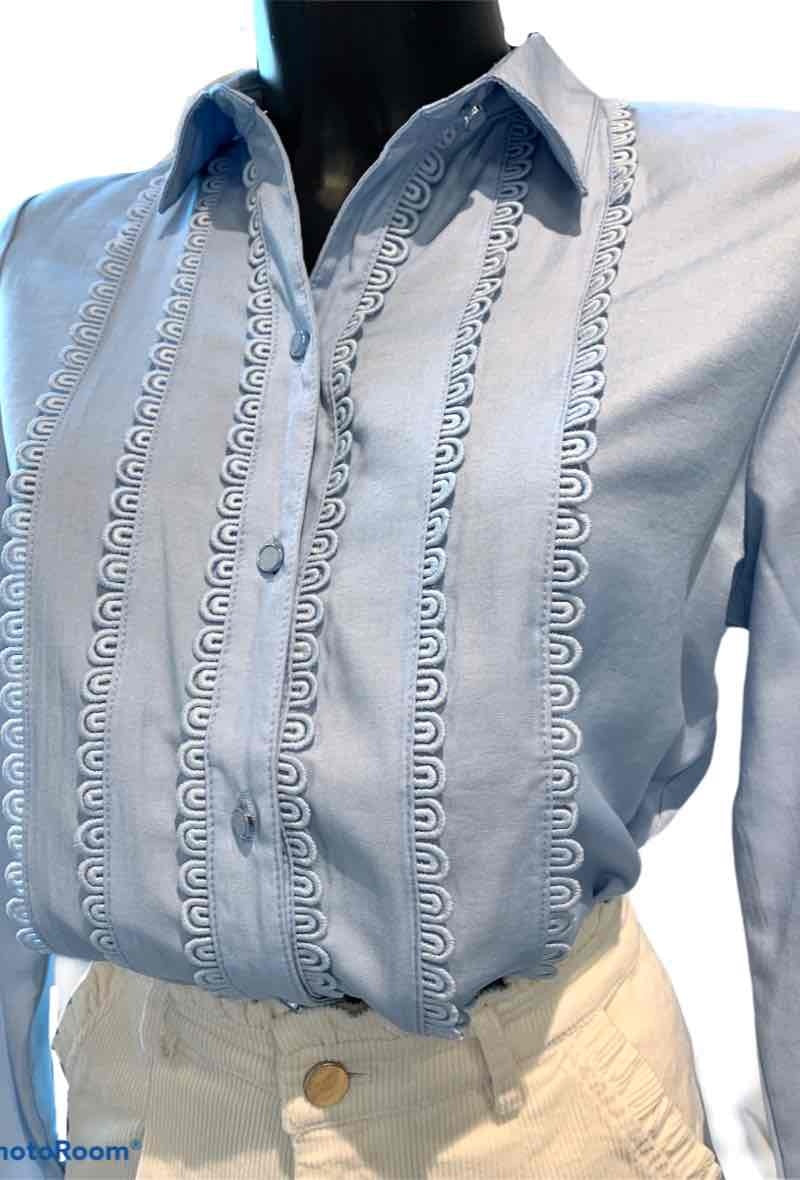 Chemise GRACIELLA en tencel et dentelle