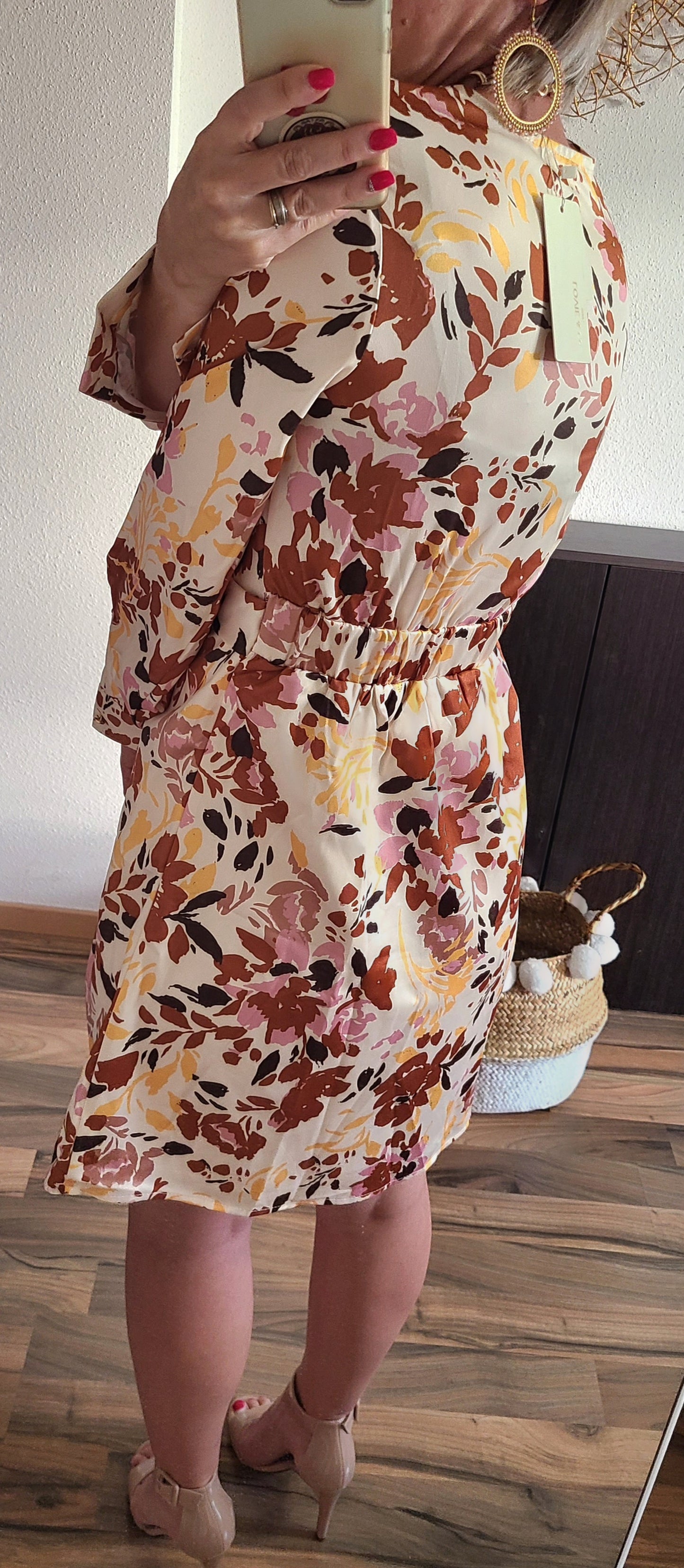 Robe DAHLIA manches longues