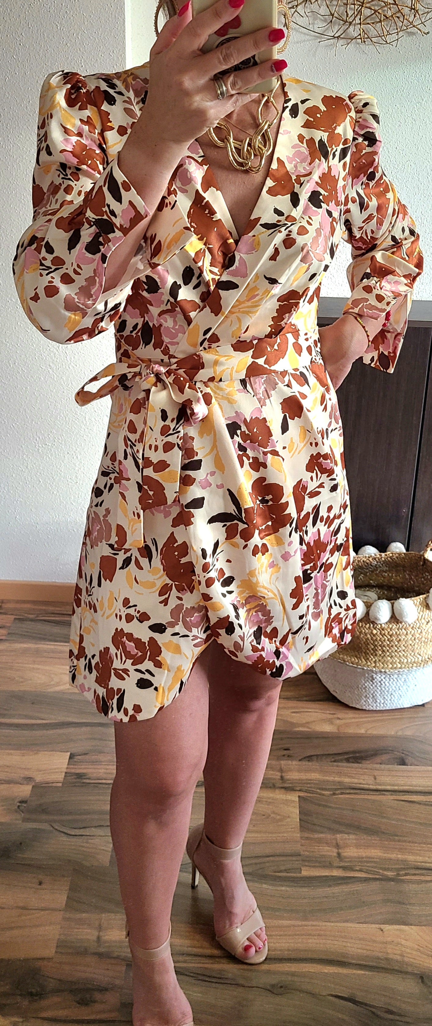 Robe DAHLIA manches longues