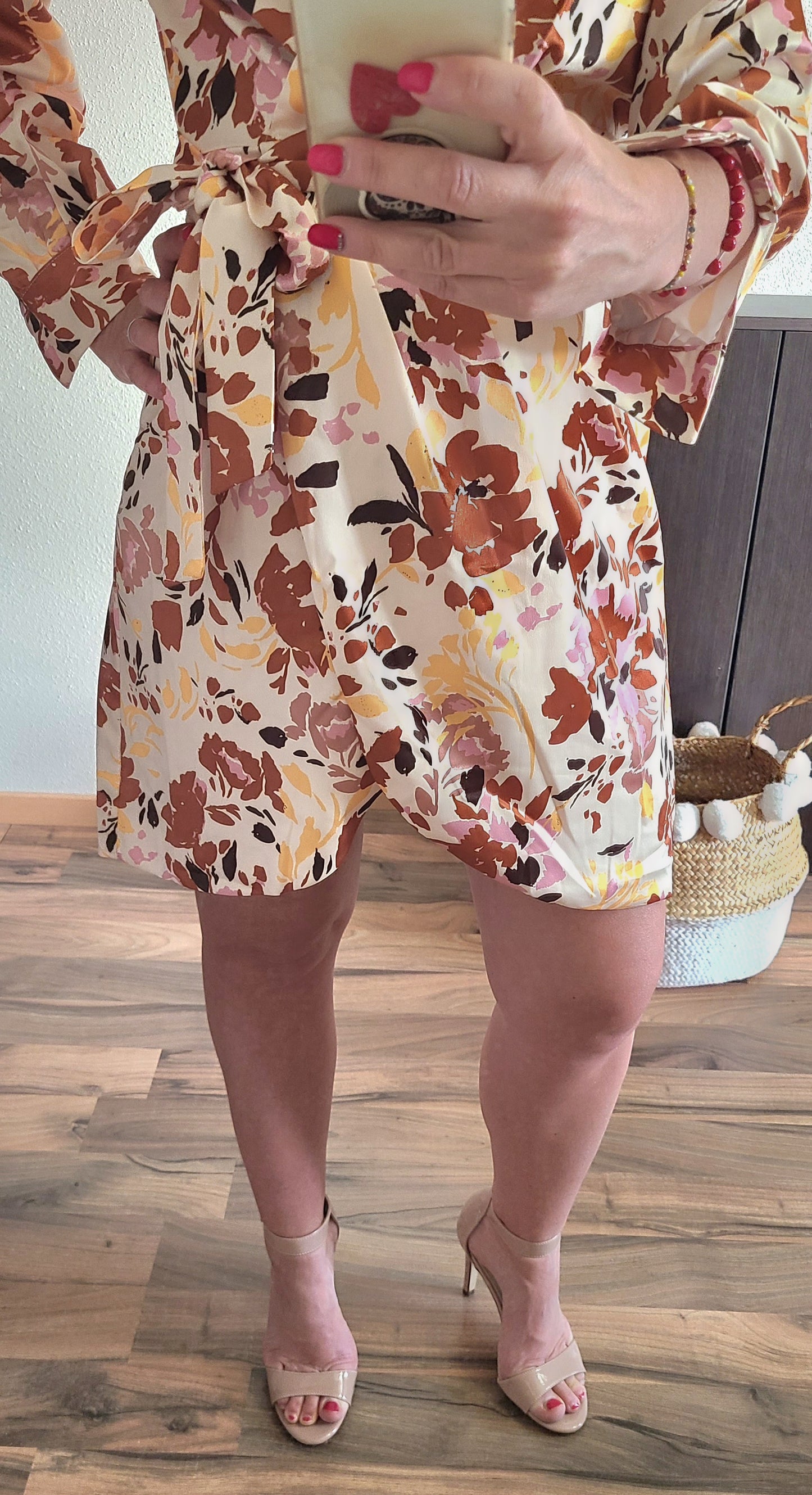 Robe DAHLIA manches longues