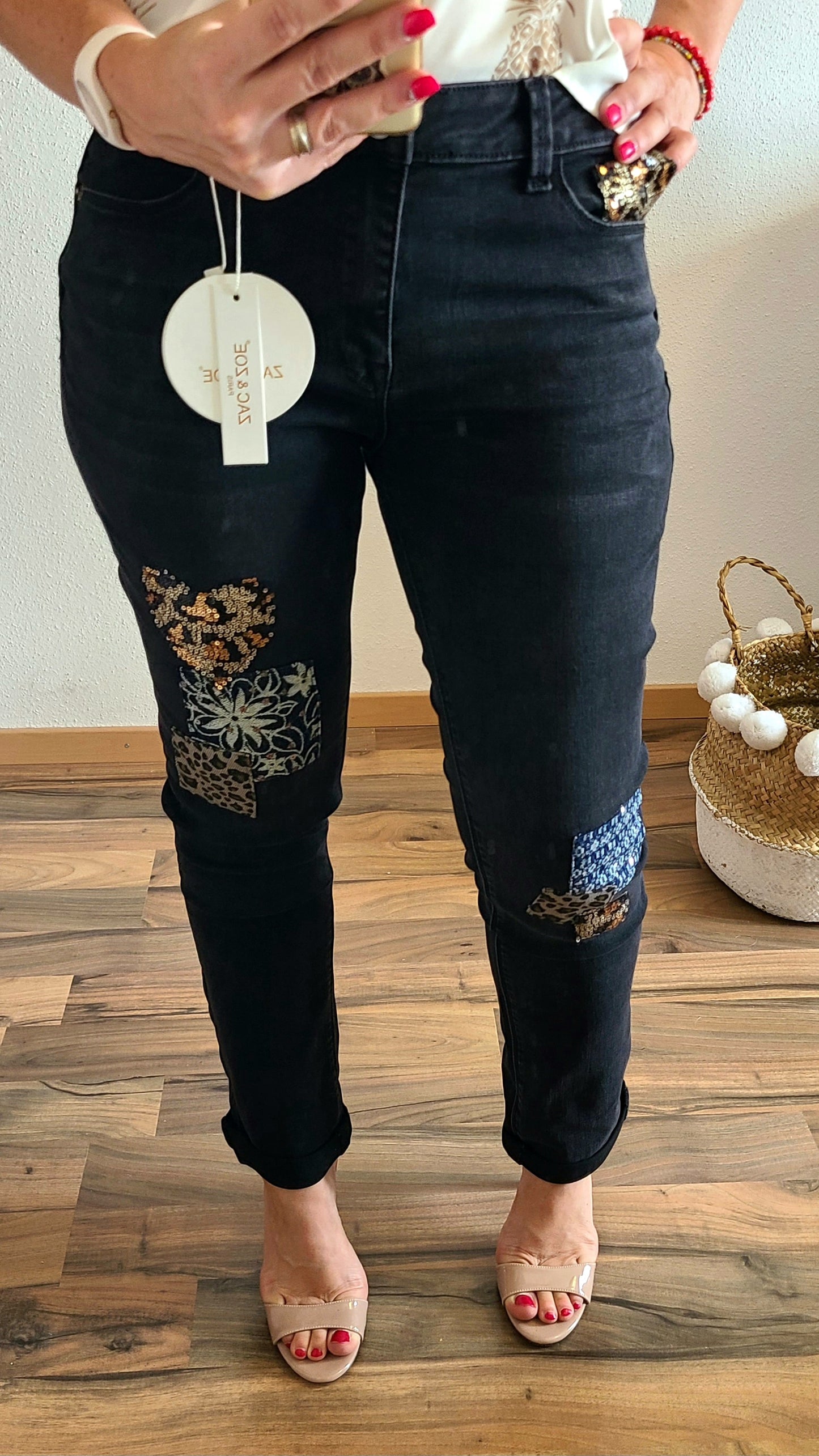 Jeans Slim ZAC sequins