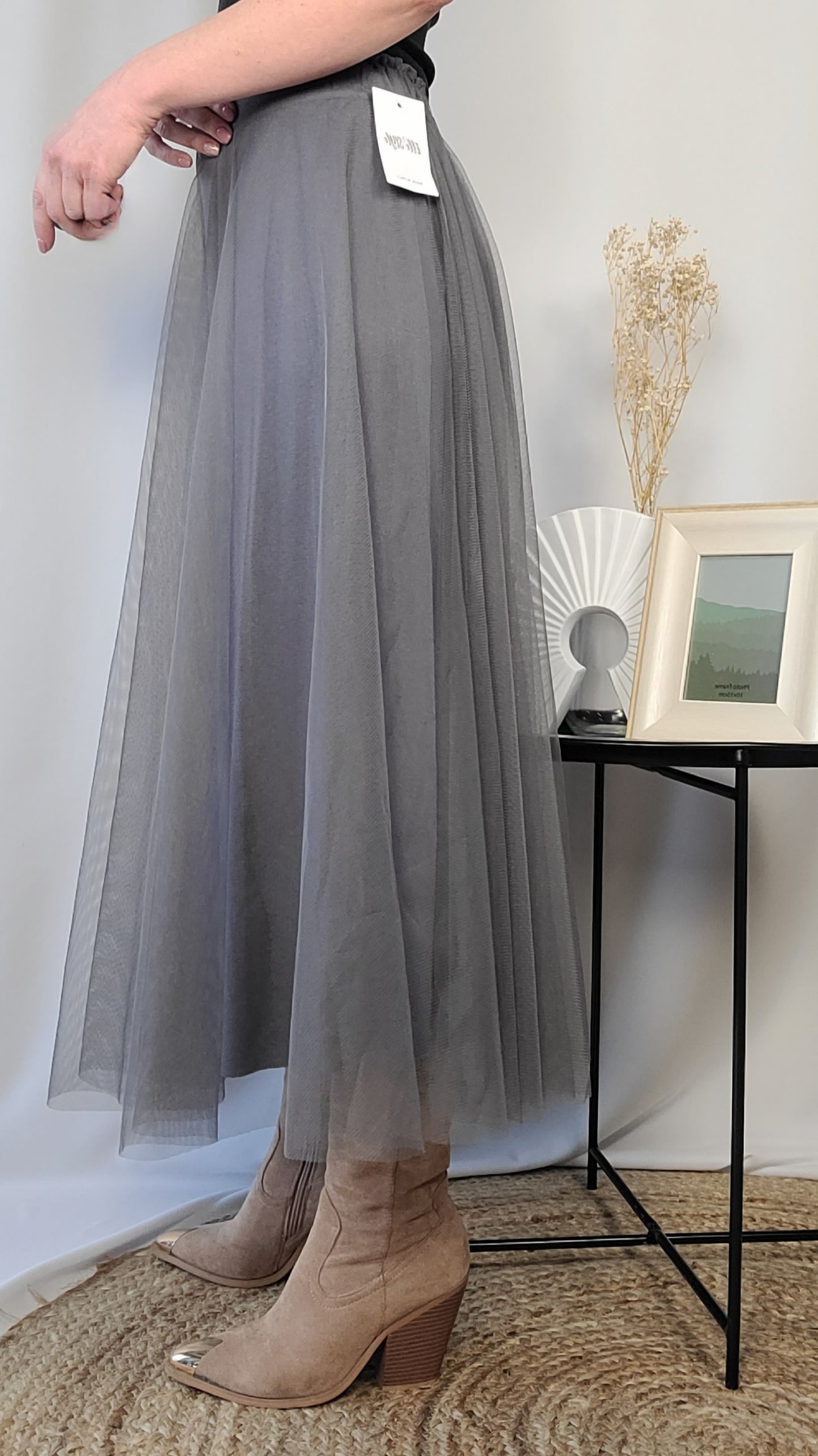 Jupe PAULA en tulle unie