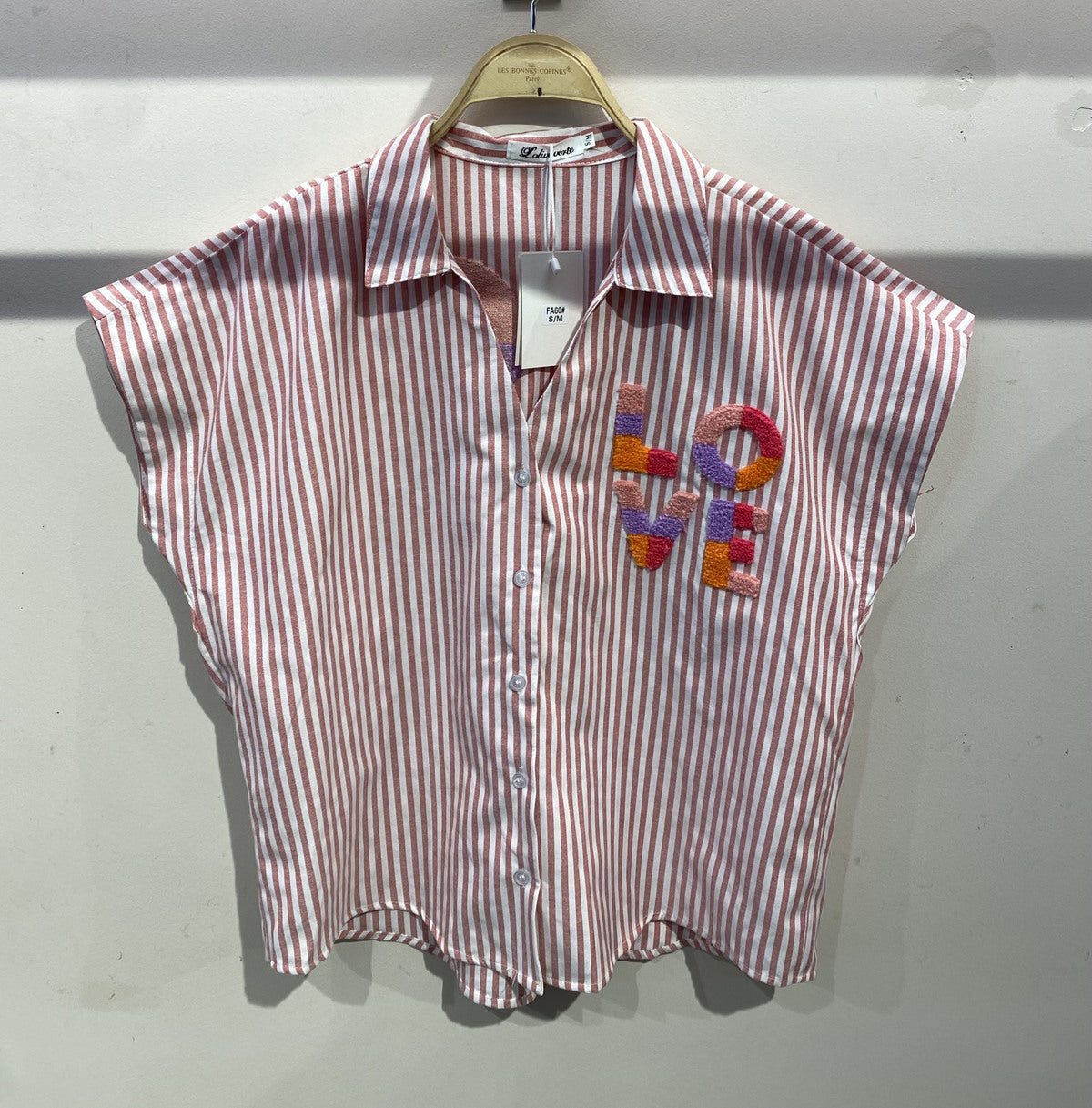 Top rayé rose MANON – Frais, féminin & lumineux