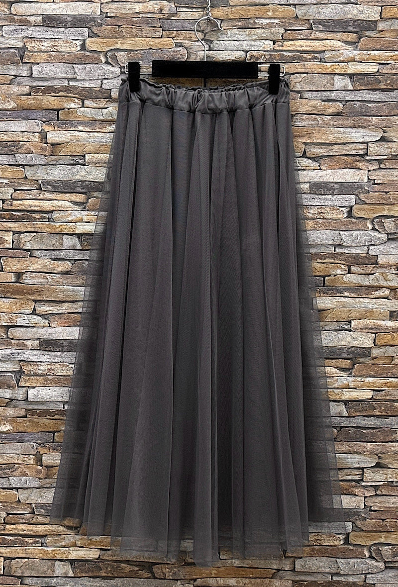 Jupe PAULA en tulle unie
