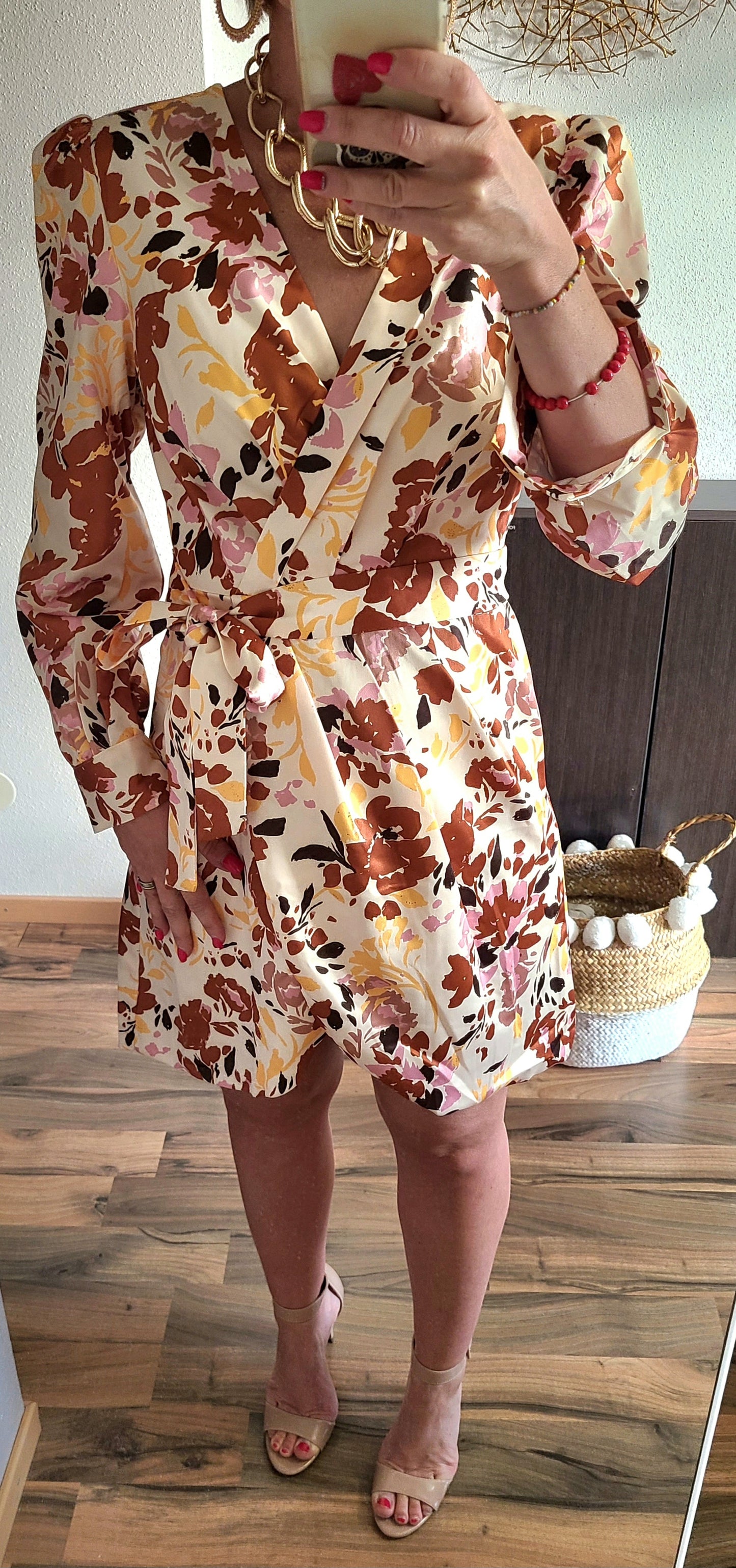 Robe DAHLIA manches longues