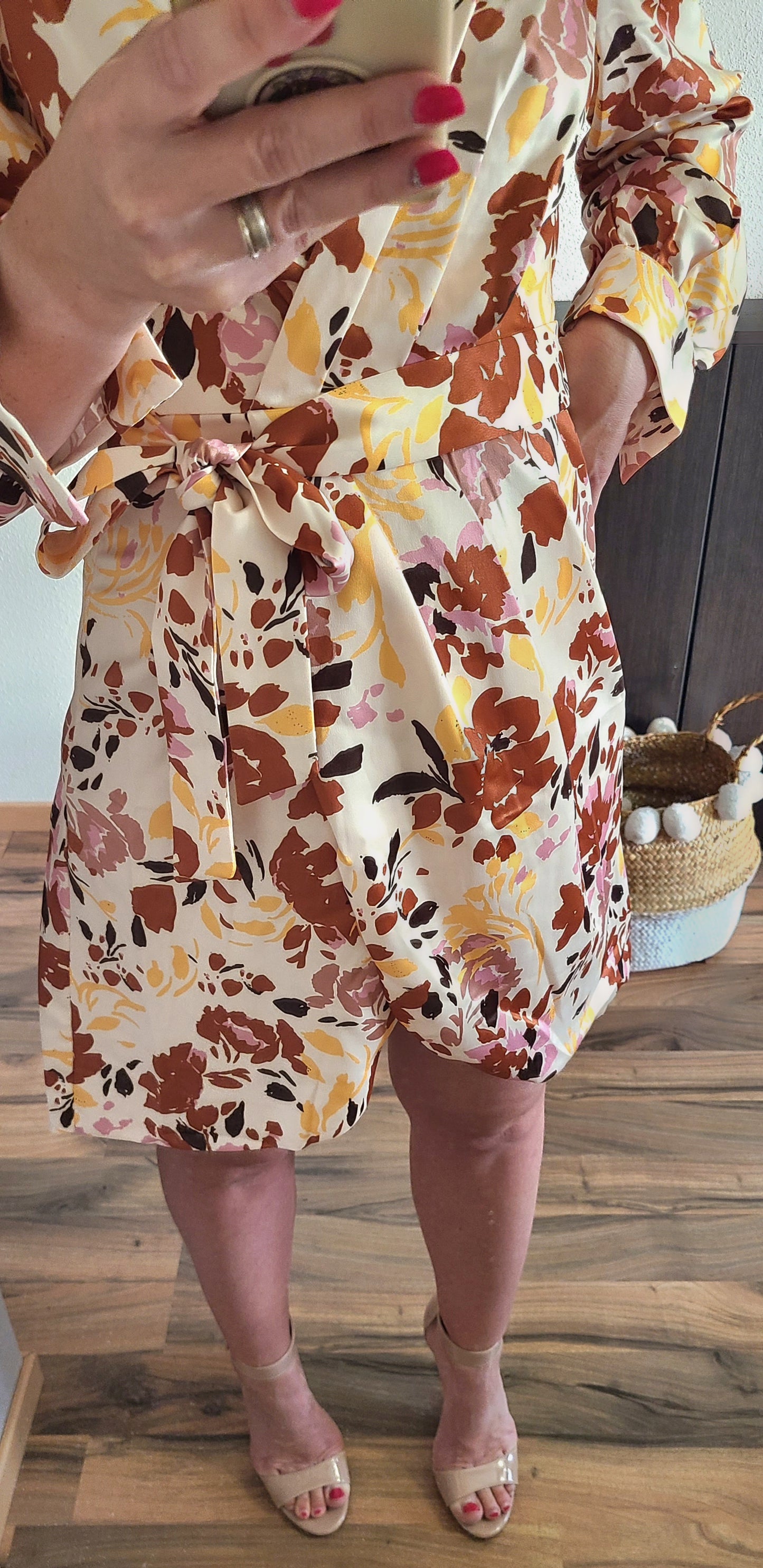Robe DAHLIA manches longues